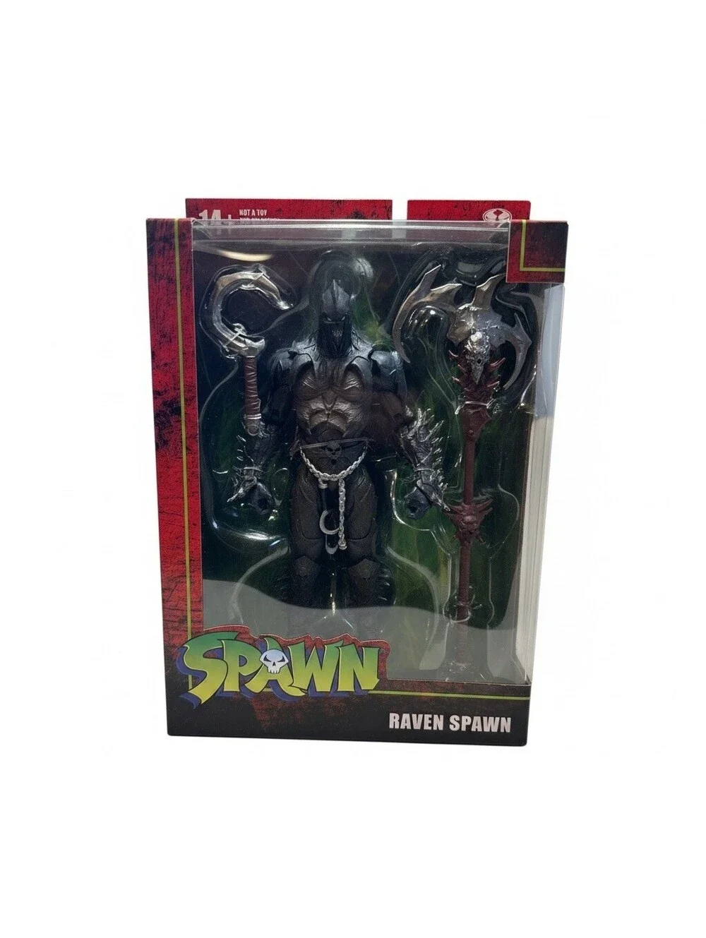 McFarlane Toys Spawn Raven Spawn Action Figure 7in Comic Collectible Boxed